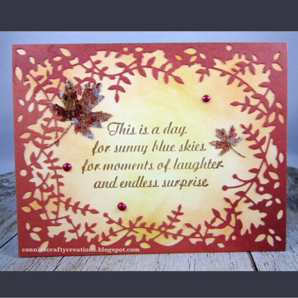 Memory Box dies (Marvelous Maple Leaves, Lucky charms) - Picture 6 of 6